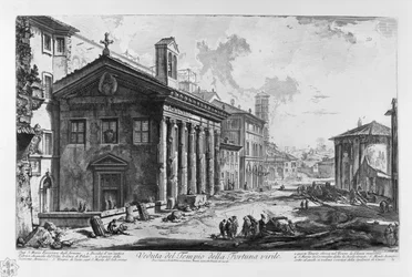 Vue du Temple de Portuno (Piranesi)